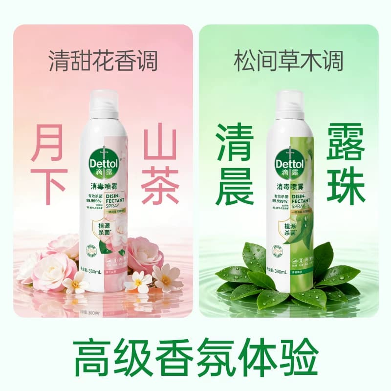 Dettol/滴露香氛消毒喷雾全新升级多规格鞋袜除臭衣物除菌去味 - 缩略图2