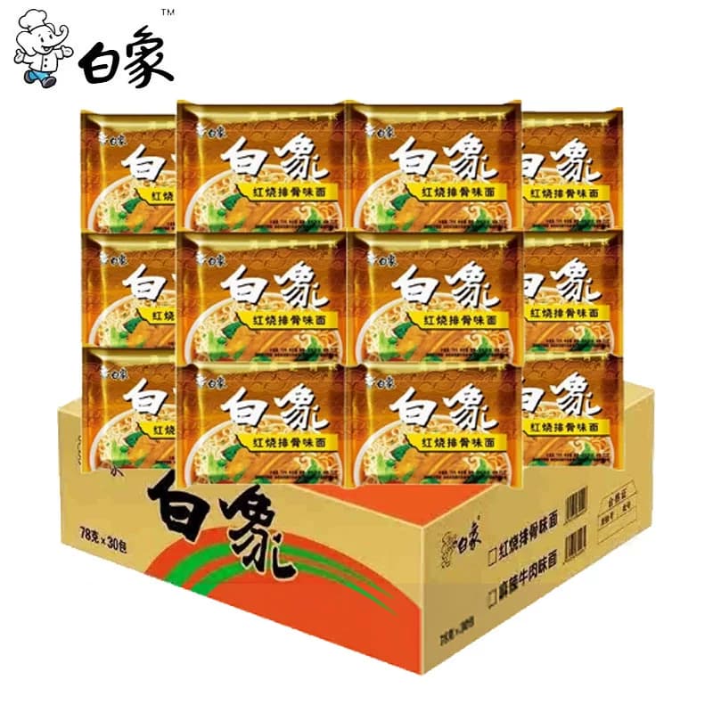 多规格白象红烧排骨味面5袋/15袋/30袋 - 缩略图5