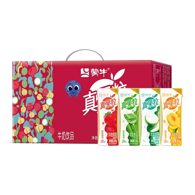 【百亿补贴】蒙牛真果粒牛奶饮品250g*24盒混合口味牛奶饮料整箱 - 缩略图2