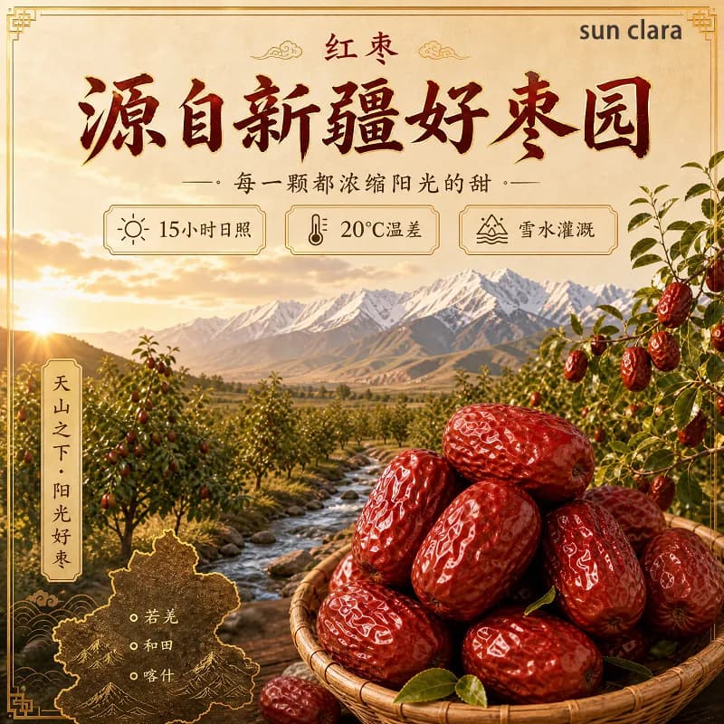 无核红枣新疆新产大果红枣特产优质去核大枣免洗即食干货泡水煲汤 - 缩略图2
