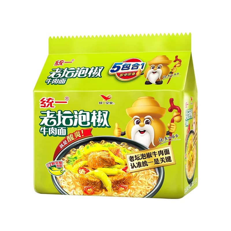 统一100方便面老坛泡椒牛肉面泡面辣的过瘾新装上市 - 缩略图2