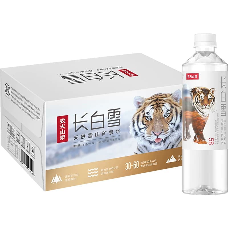 【所有女生直播间】农夫山泉长白雪雪山矿泉水535ml*24瓶 - 缩略图2