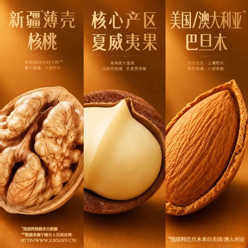 88积分-百草味坚果礼盒2026见父母家长1188g夏威夷果送长辈礼包 - 缩略图2