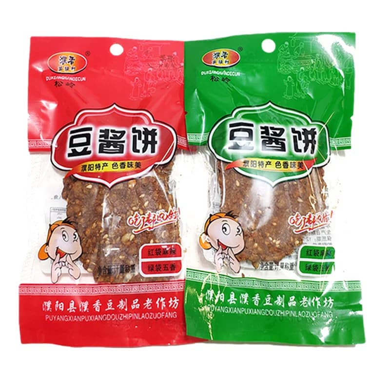 正品豆酱饼油炸芝麻酱豆饼麻辣五香酱窝窝酱饼酱锅饼河南濮阳特产 - 缩略图5