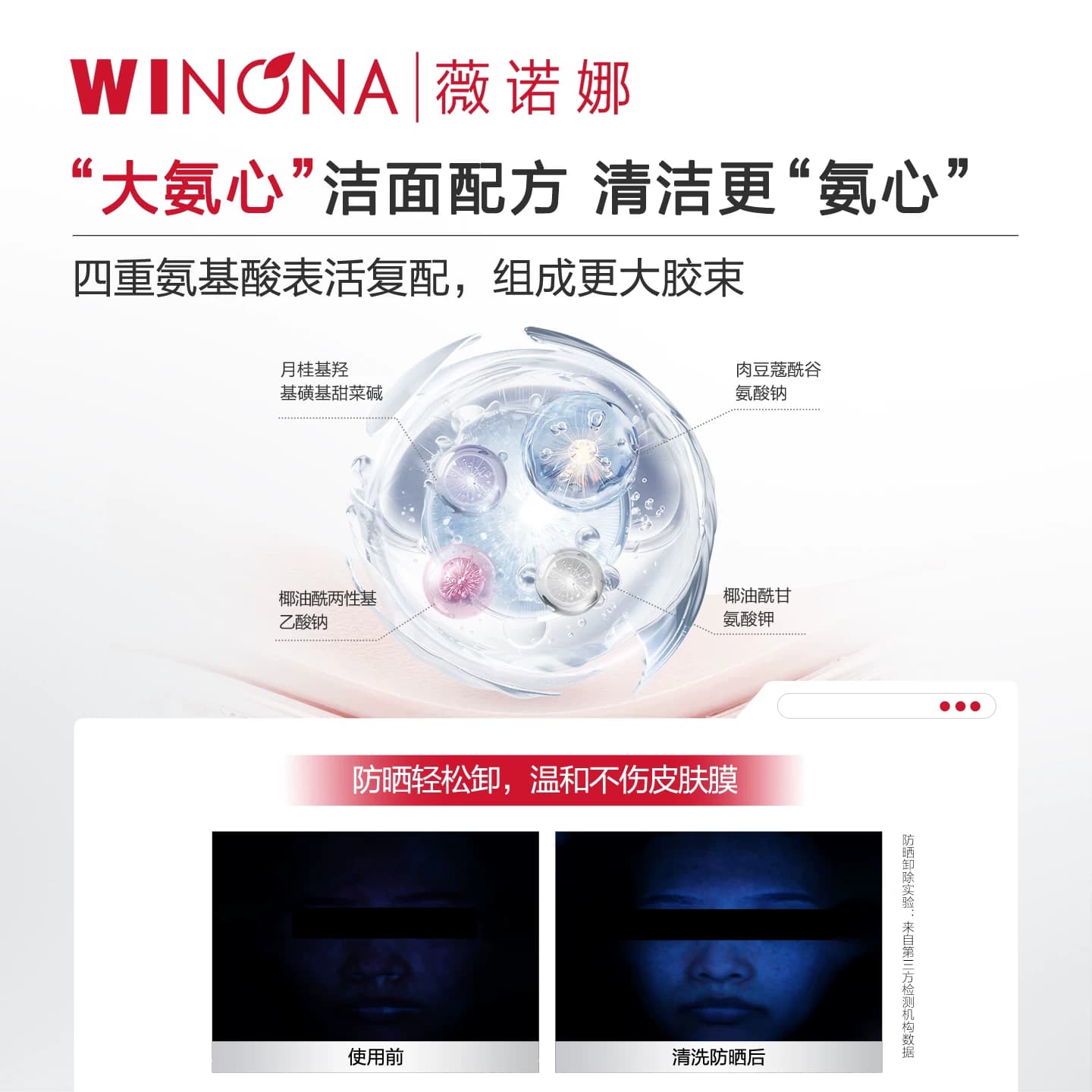 【U先派样】薇诺娜第二代特护洁面乳20g 试用小样氨基酸 尝鲜派样 - 缩略图4