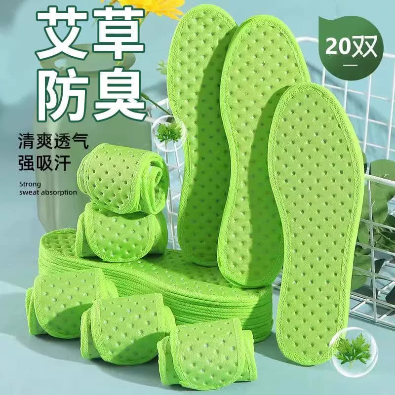 px艾草净味除臭鞋垫男女吸汗防臭透气超软底舒适皮鞋鞋垫夏季kk - 缩略图4