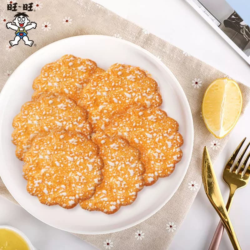 旺旺厚雪烧雪饼大米饼零食饼干泰式甜辣味休闲解馋零食105g*2包 - 缩略图4