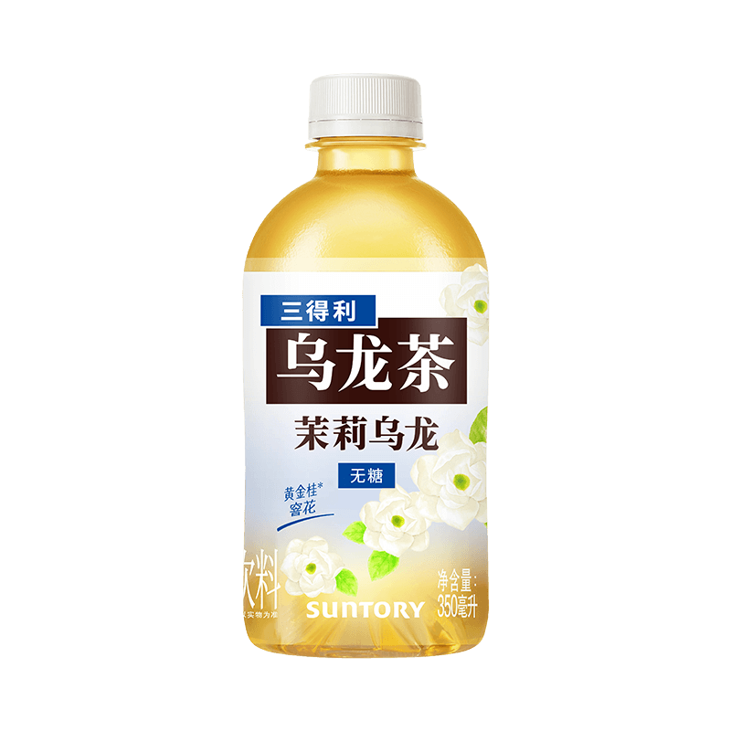 三得利无糖原味茉莉乌龙茶350ml*6瓶便携装 - 缩略图2