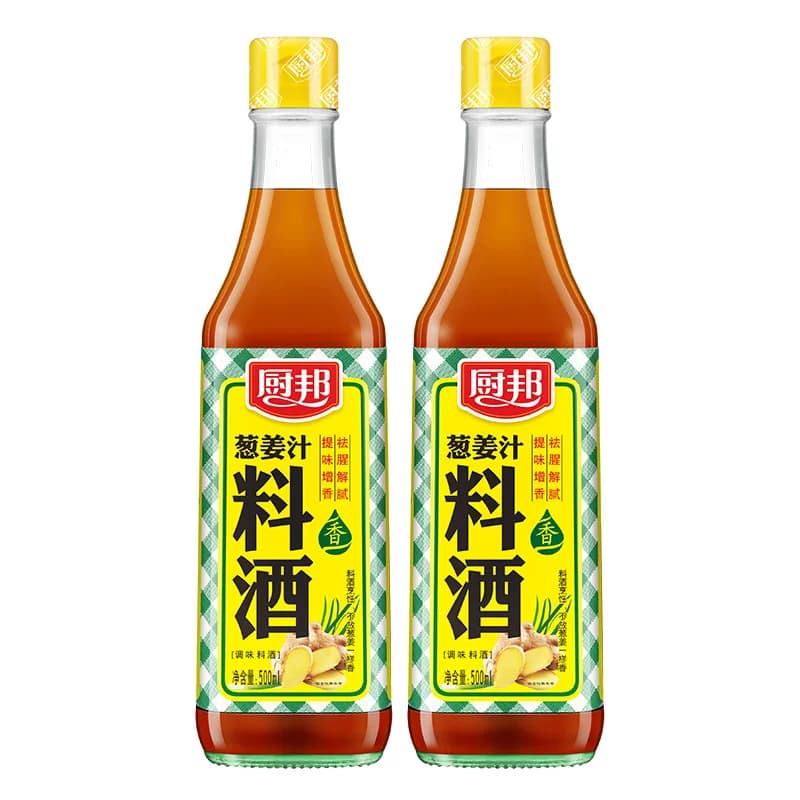 厨邦调料汁葱姜汁料酒500ml*2厨房烹饪调料清蒸红烧家用去腥调料 - 缩略图2