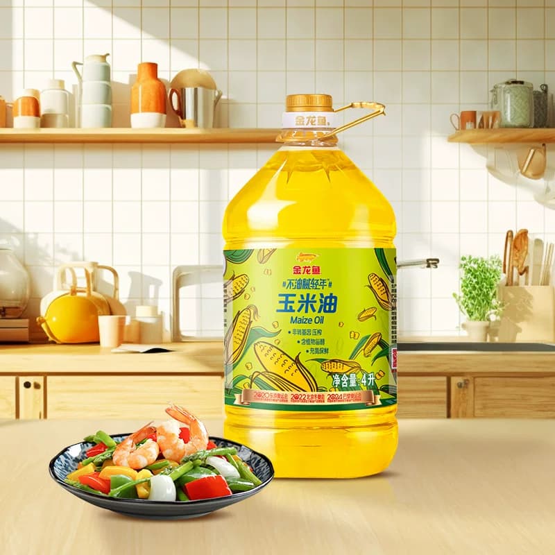 金龙鱼不油腻轻年 玉米油4L/桶 - 缩略图4