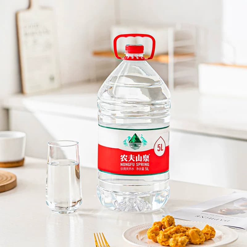 农夫山泉饮用天然水5L*4桶纸箱塑膜随机发货天然矿物质弱碱性 - 缩略图4