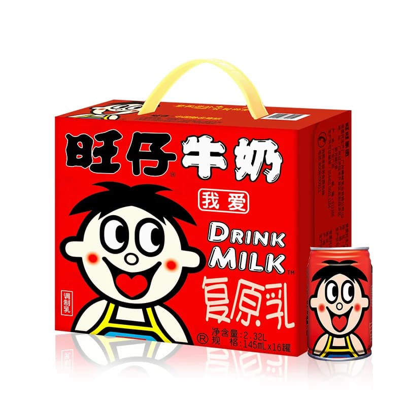 旺旺旺仔牛奶复原乳原味精美罐装国产儿童早餐饮品伴手礼盒整箱 - 缩略图2