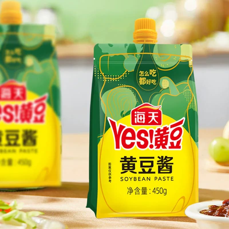 海天黄豆酱450g挤挤装方便易收纳炒菜拌饭厨房搭档 - 缩略图2