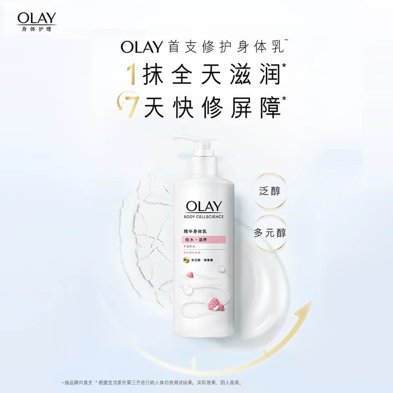 OLAY玉兰油烟酰胺身体乳补水保湿滋润持久留香沐浴润肤乳液男女士 - 缩略图2