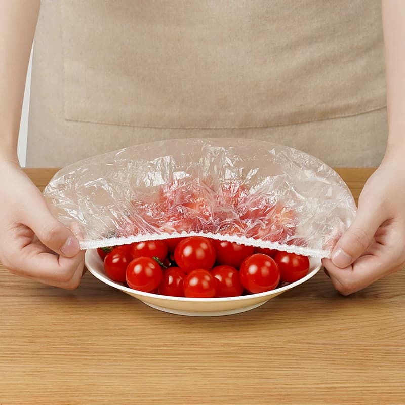 美丽雅一次性食品保鲜罩家用食品级保鲜膜套冰箱剩菜松紧口防尘加 - 缩略图4