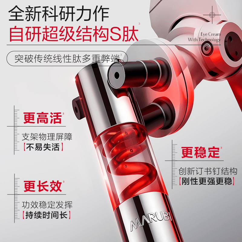 【U先专属T】丸美S肽小红笔眼霜1g*3 全新升级抗皱淡化细纹旅行装 - 缩略图2