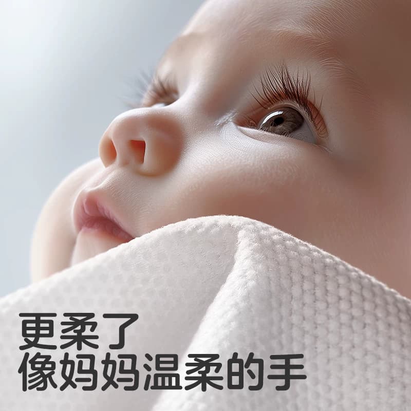 [下拉详情领优惠]可优比婴儿绵柔巾洗脸巾非棉柔巾宝宝新生儿专用 - 缩略图4