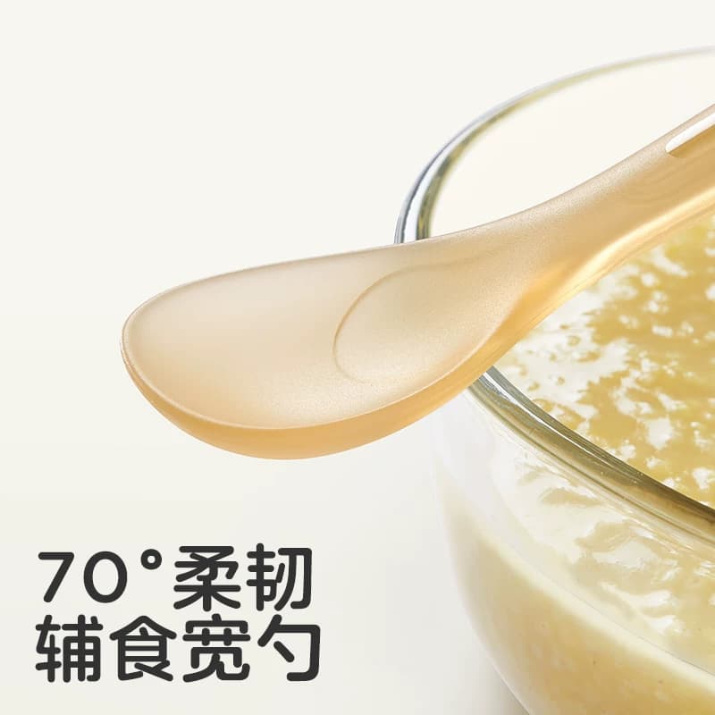 KUB可优比婴儿勺子宝宝硅胶软勺新生儿喂水学吃饭训练儿童辅食勺 - 缩略图3