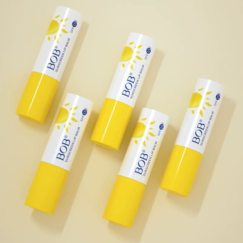 BOB防晒润唇膏保湿滋润补水防干裂男士女专用SPF15学生唇纹要淡化 - 缩略图5