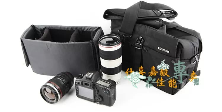 佳能单反相机包适用90d  80d 6d2  5d3 5d4 R50 R6 R8 单肩摄影包 - 缩略图4