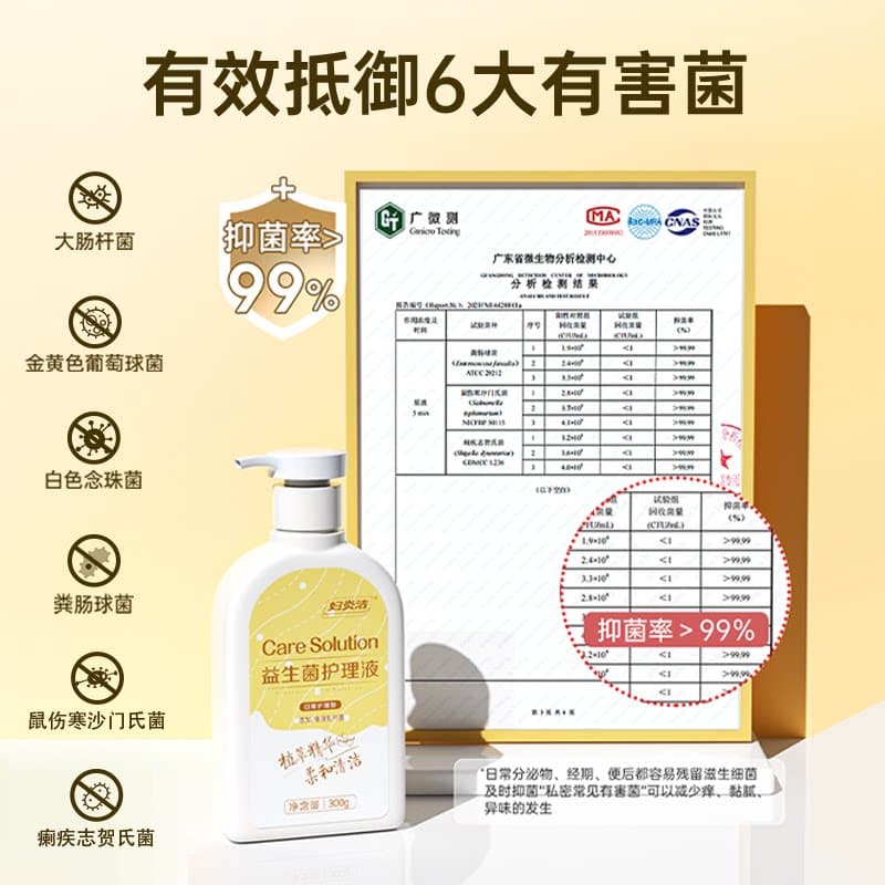 妇炎洁私处清洗液女私密护理液外阴清洁益生菌洗液女性日常洗护液 - 缩略图3