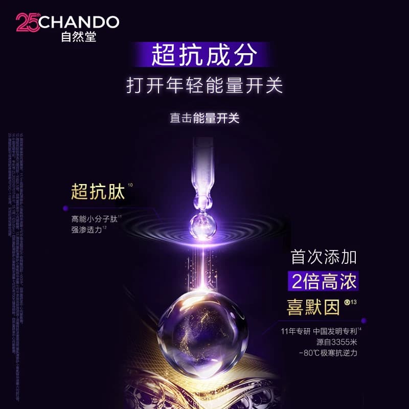【李佳琦618美妆&爆品预售20点付定金】自然堂超抗小紫瓶精华抗皱 - 缩略图2
