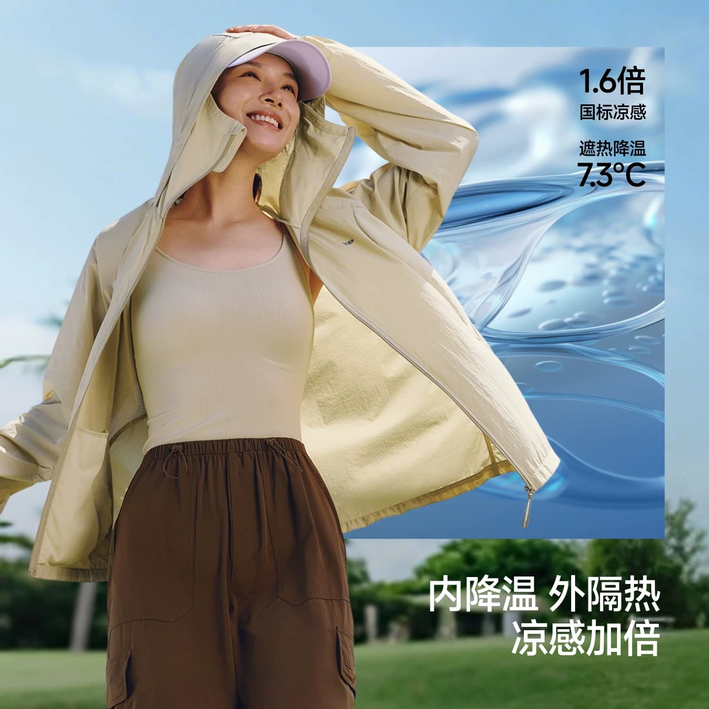 蕉下云感防晒衣女春夏防紫外线防晒服凉感透气轻薄皮肤衣夹克外套 - 缩略图4