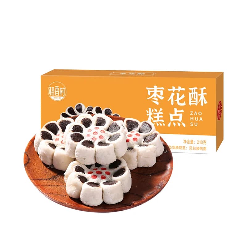 稻香村枣花酥传统特产枣泥饼老式糕点心中式小吃茶点怀旧休闲零食 - 缩略图5