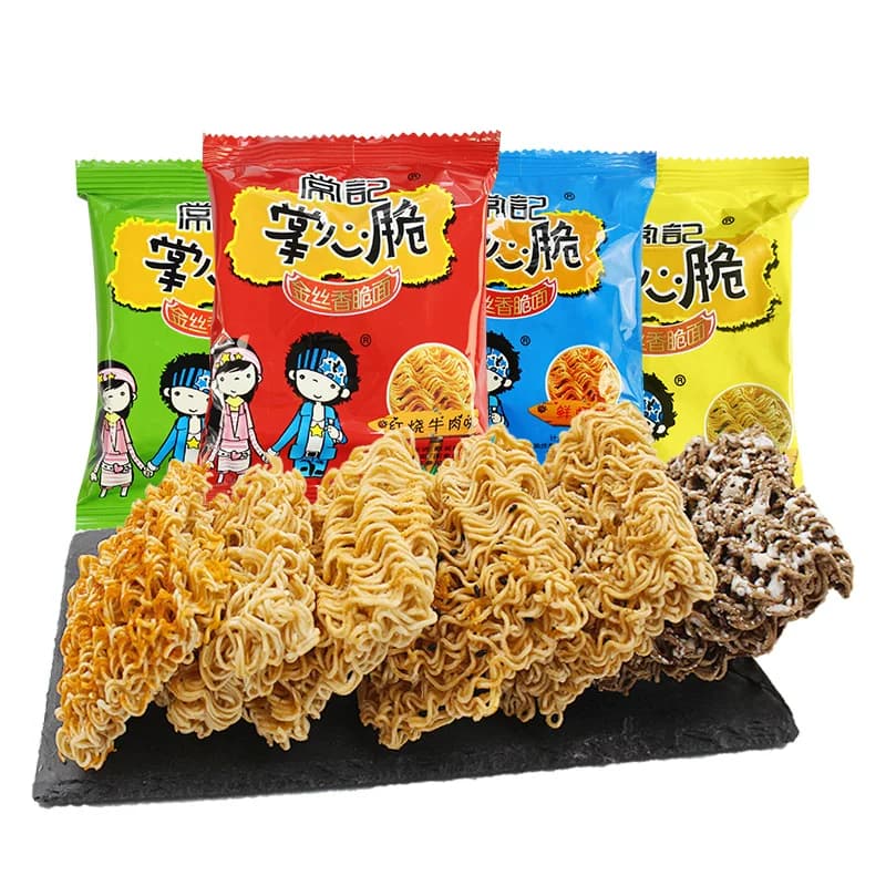 常记干脆面掌心脆干吃面整箱装办公室吃货解馋小零食小吃休闲食品 - 缩略图5
