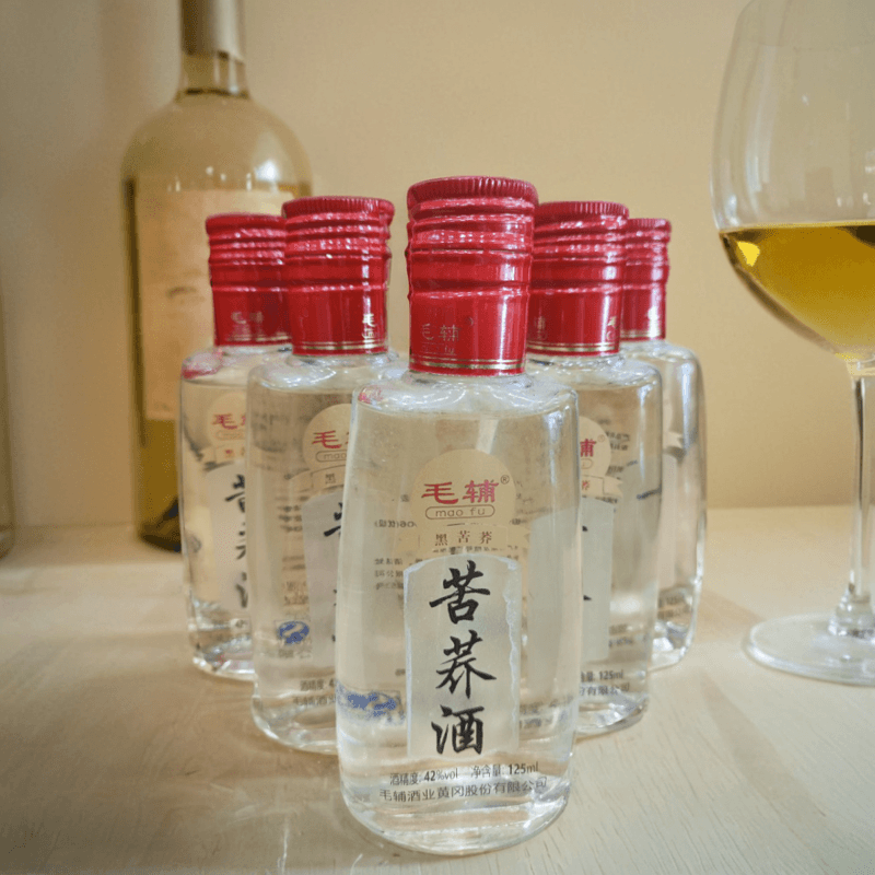 125ml42度毛辅苦荞酒16年老酒陈年露酒网红收藏库存老酒整箱包邮 - 缩略图4