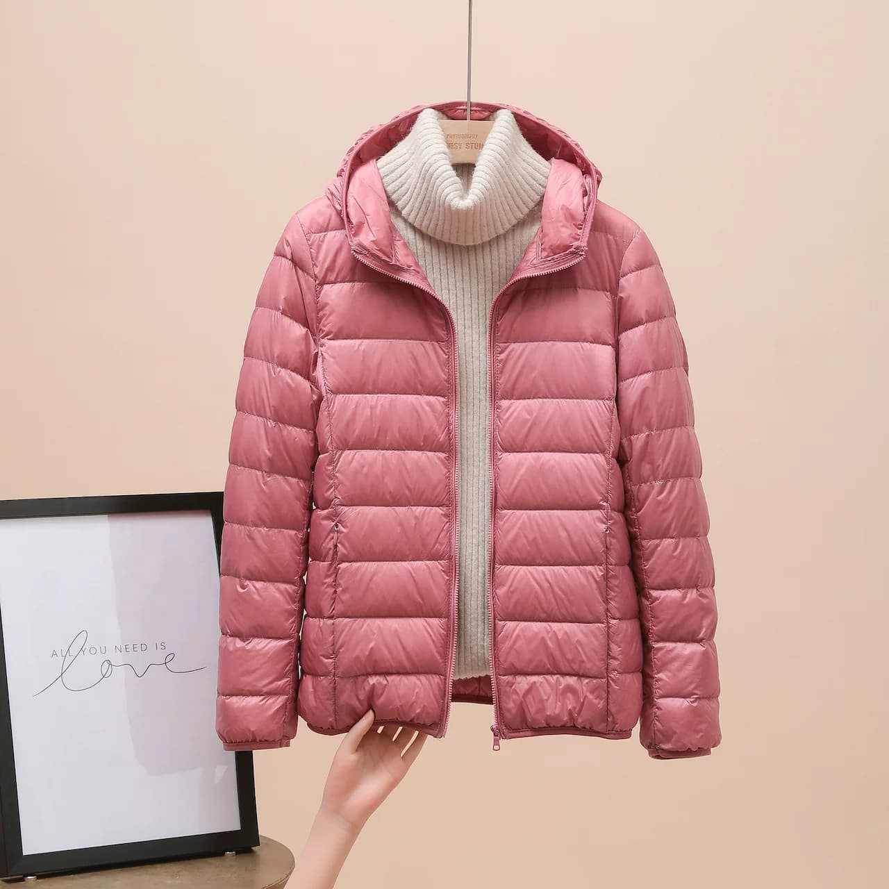 清仓羽绒服女士2026新款短款轻薄加厚保暖修身韩版白鸭绒时尚外套 - 缩略图4