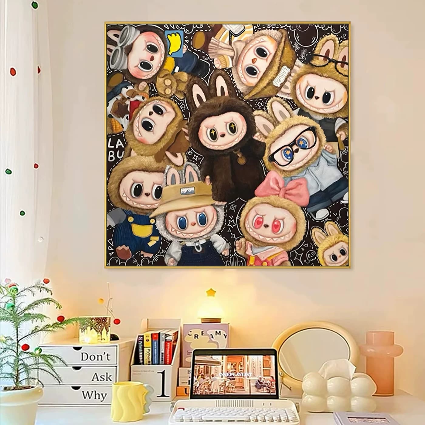 diy拉布布钻石贴画新款儿童手工点粘钻画卡通动漫印花满绣十字绣 - 缩略图4