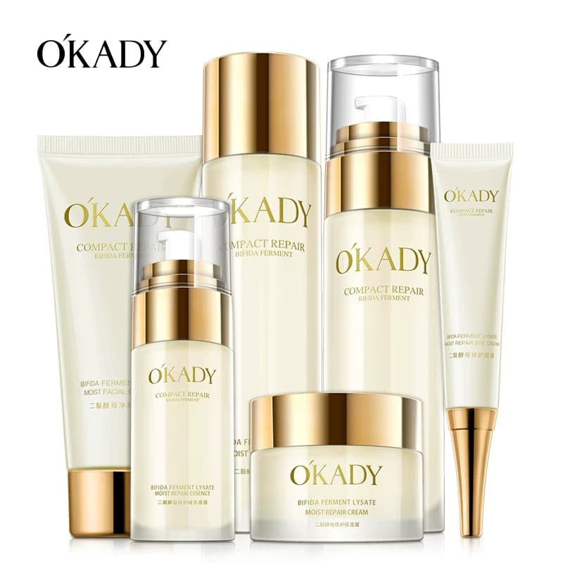OKADY欧佩二裂酵母润养修护六件套护肤品补水保湿化妆6件套装正品 - 缩略图5