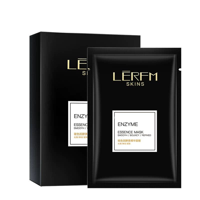LERFM 玻色因酵素面膜补水保湿精华面膜女士10片/盒 - 缩略图5