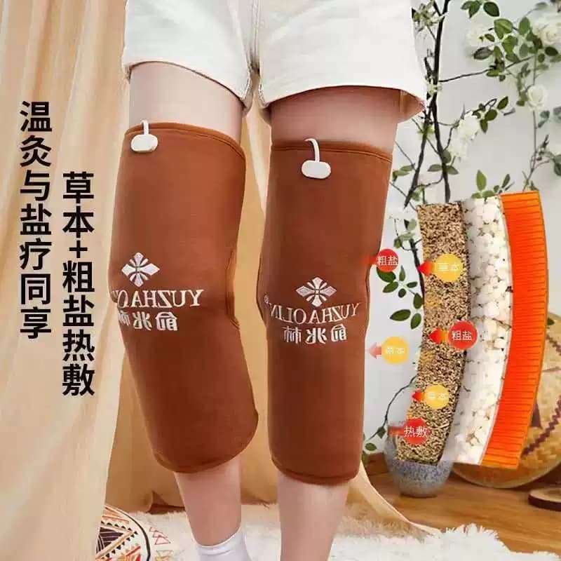 俞兆林电加热护膝暖腿插电护膝海盐热敷保暖护颈护腿保暖加大加长 - 缩略图2