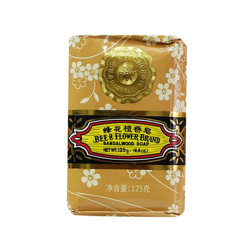蜂花檀香皂 玫瑰皂 茉莉皂 125g*5块组合装 沐浴皂国货香皂 - 缩略图5