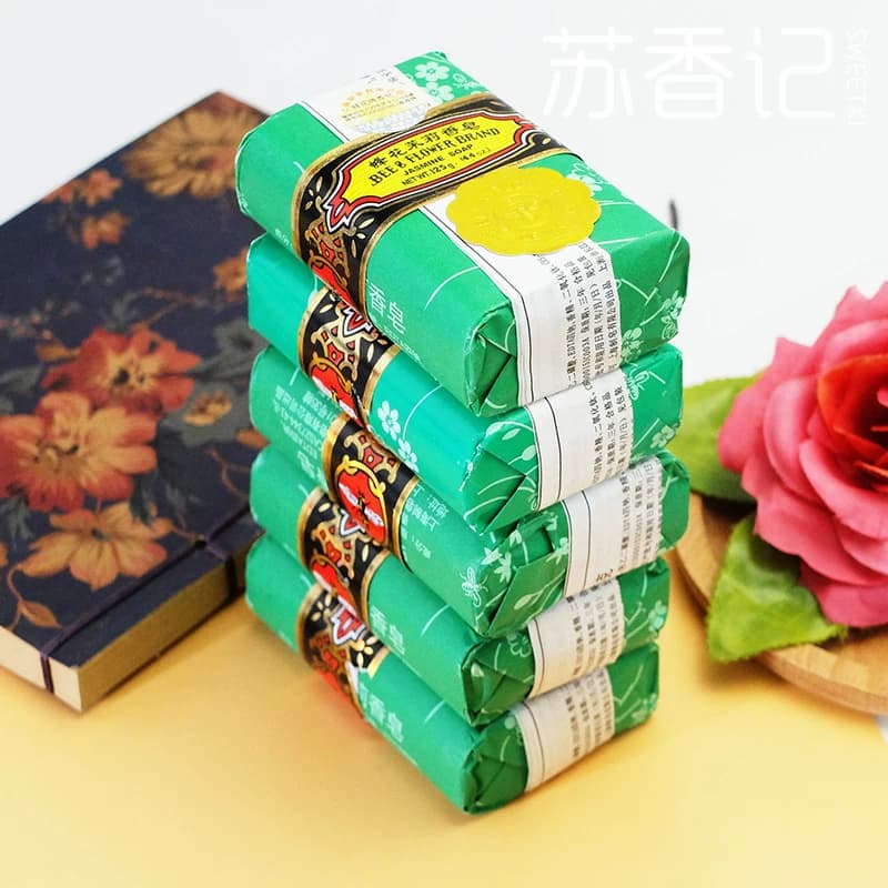 蜂花檀香皂 玫瑰皂 茉莉皂 125g*5块组合装 沐浴皂国货香皂 - 缩略图2