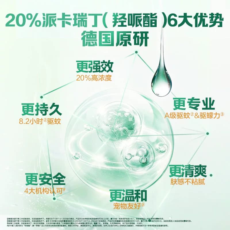 六神驱蚊蛋派卡瑞丁驱蚊喷雾防蚊虫驱蚊液户外便携防蚊冰凉花露水 - 缩略图3