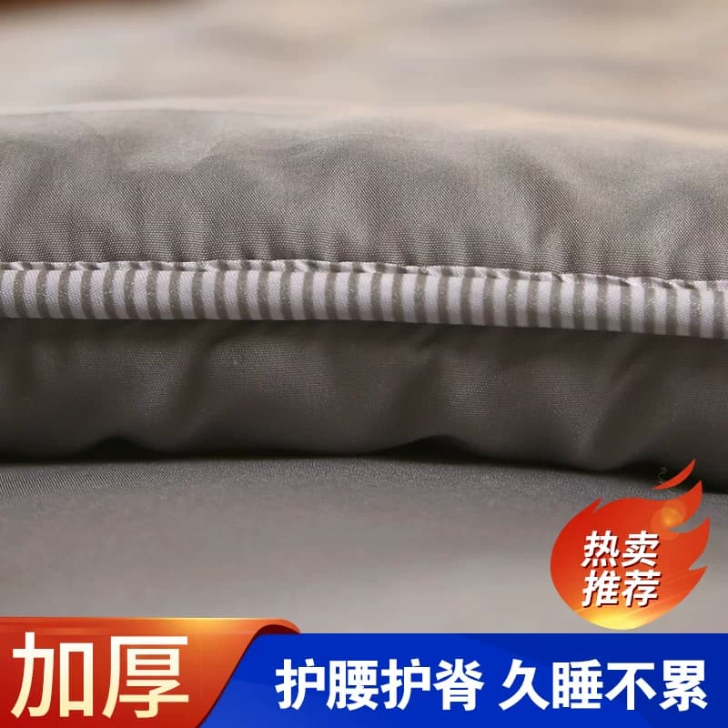 四季通用加厚床垫软垫可折叠床褥子1.5m学生宿舍租房榻榻米垫被褥 - 缩略图4