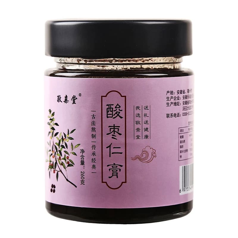 敬亲堂复方酸枣仁膏酸枣仁百合膏酸枣仁安茶睡酸枣仁粉丸膏滋眠 - 缩略图4