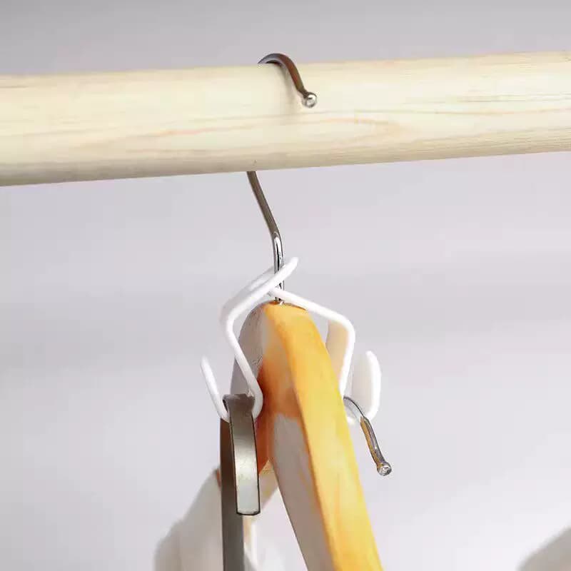 宿舍挂衣服神器塑料挂钩加厚可叠加连接扣挂钩子居家衣架连接挂钩 - 缩略图2