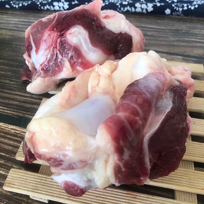 带肉牛膝盖骨新鲜牛大骨牛骨头网红吃播黄牛牛窝骨2500g5斤装包邮 - 缩略图2