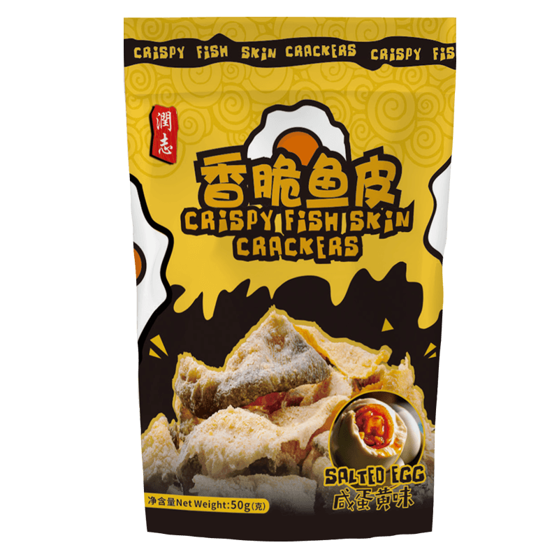 润志香脆鱼皮50g蛋黄鱼皮零食即食鱼皮休闲零食港式脆鱼皮美味 - 缩略图5