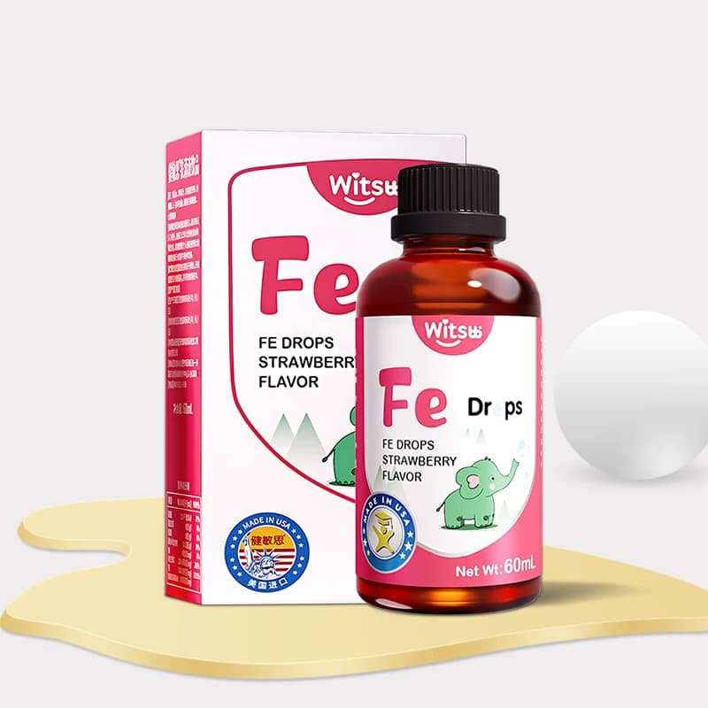 witsbb健敏思铁剂Fe儿童无敏原100+宝宝螯合锌送婴儿食谱60ml*3瓶 - 缩略图2