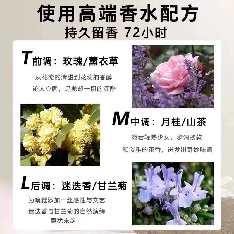 【留香48小时】香水沐浴露持久留香润肤沐浴乳滋润官方正品女 - 缩略图3