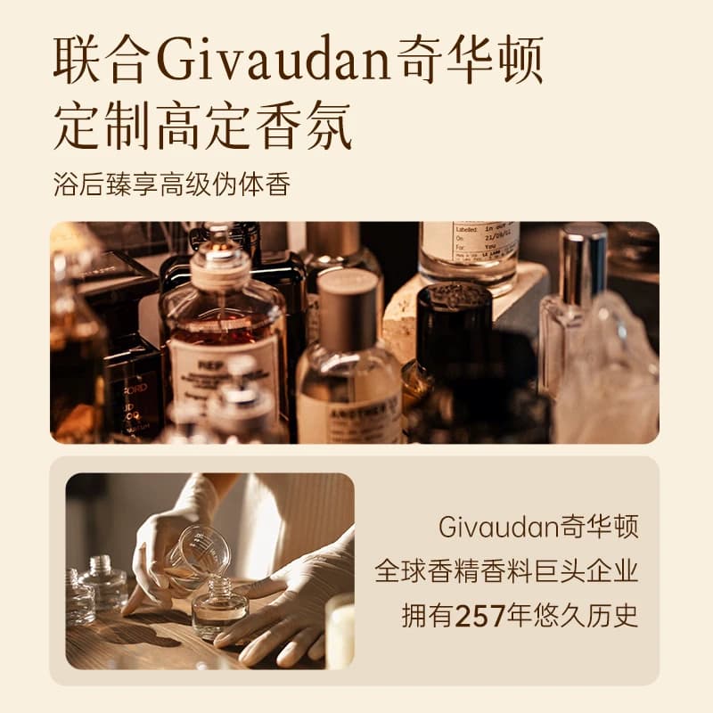 香维娅香氛沐浴露果酸花香持久留香男女全身清洁玻色因烟酰胺 - 缩略图4