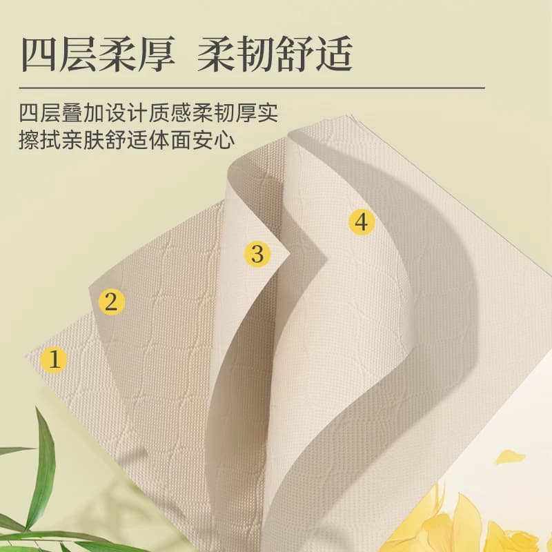 漫花悬挂式大提抽纸卫生纸餐巾纸面巾纸实惠装纸巾整箱囤货纸家用 - 缩略图3