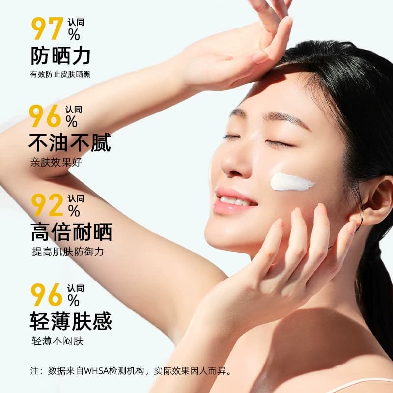 小银管 精华级都市防晒霜SPF50+PA+++清透水感男女官方正品 - 缩略图3