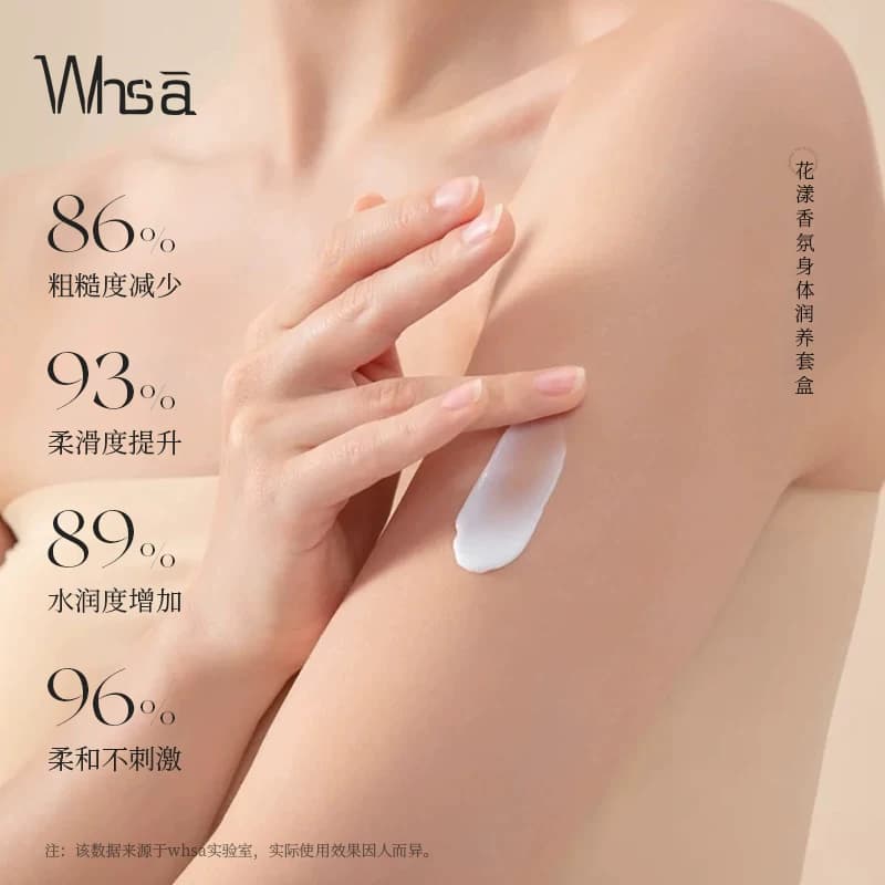 Whsa花漾绽放香氛身体润养套盒补水长效保湿改善干燥男女官方正品 - 缩略图3