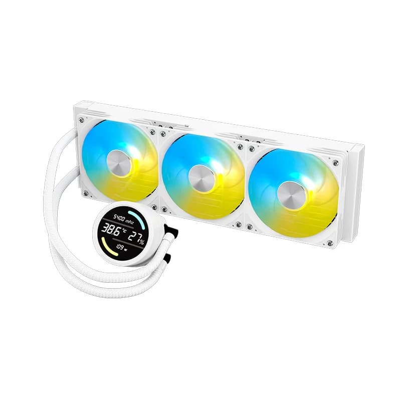 银昕E360PRO数显CPU水冷散热器 (温度显示屏/支持LGA1700/AM5) - 缩略图5